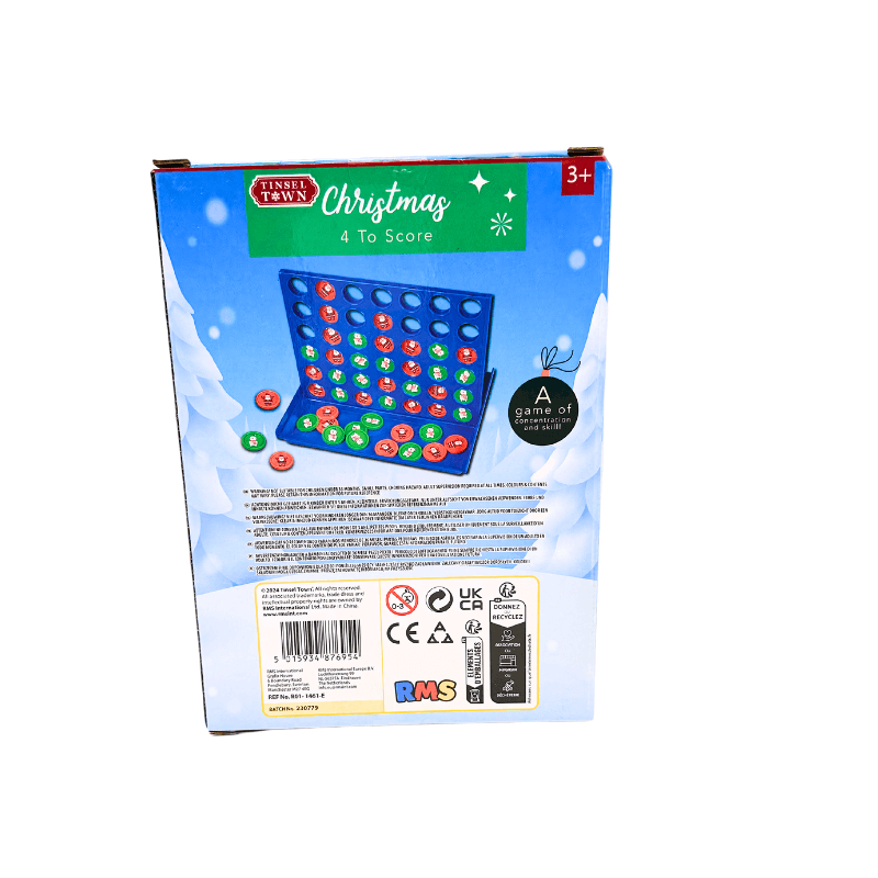 Christmas 4 To Score Family Board Game