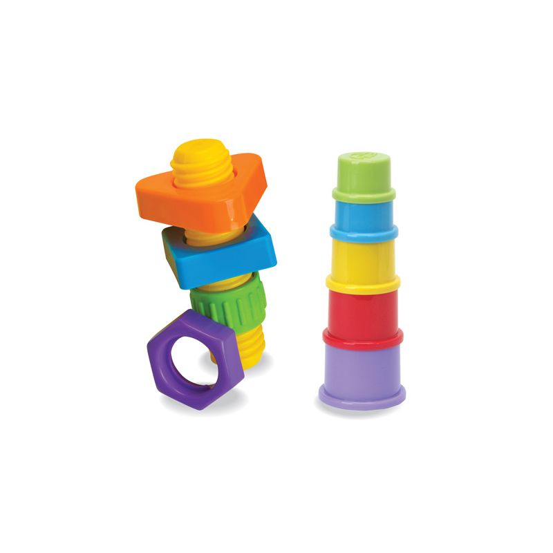 My 1st Activity Play Set ā Shape Sorter, Stacking Cups & Screw-On Shapes | 12m+ Baby Toy