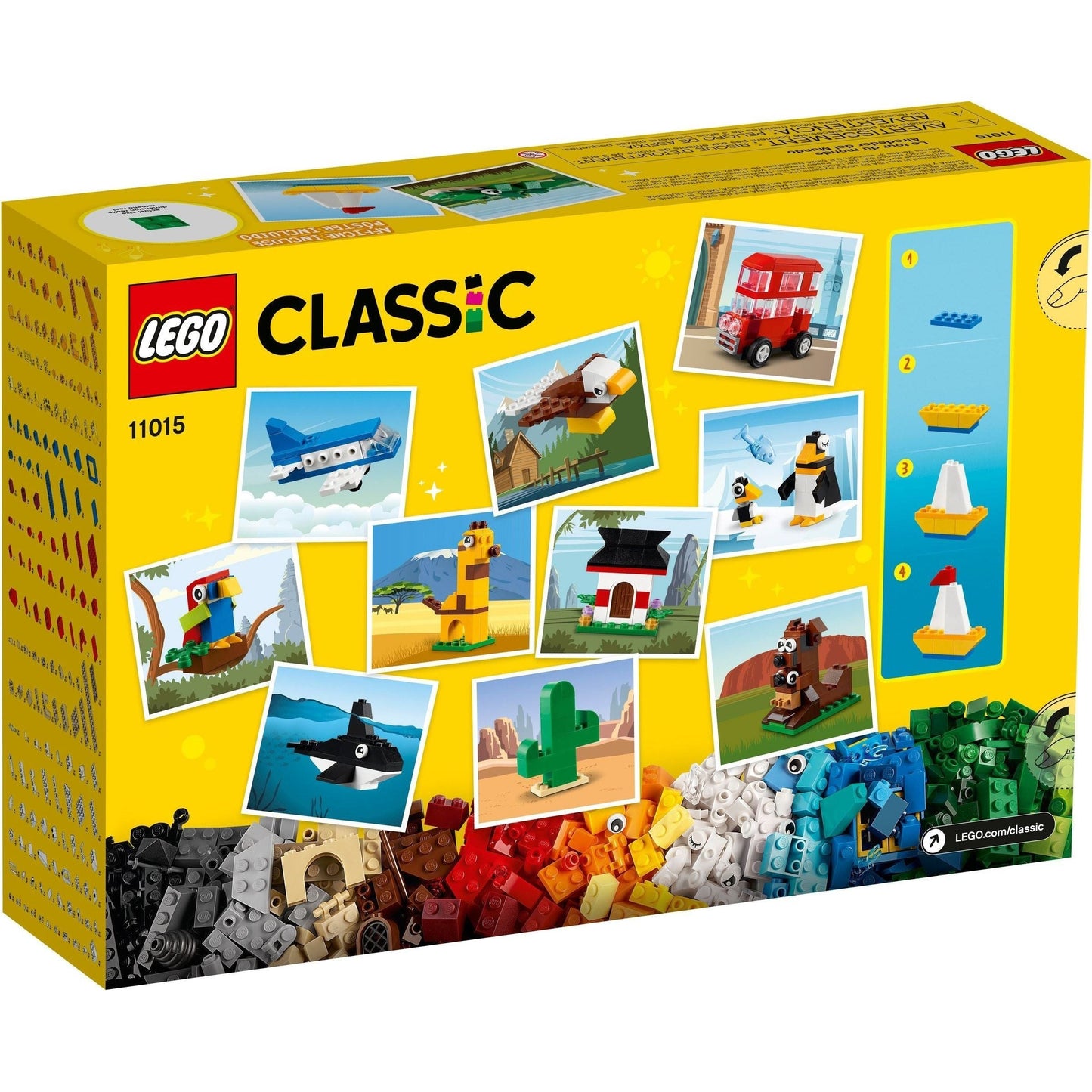 LEGO Classic Around the World 11015 Building Bricks Set | 950 Pieces