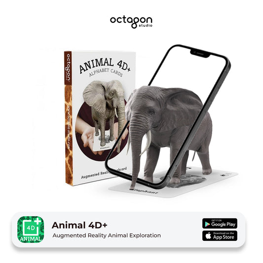 Animal 4D+ Augmented Reality Cards