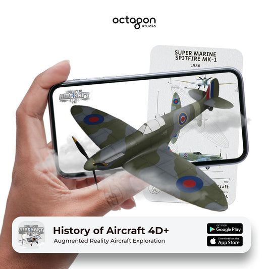 Aircraft 4D+ Augmented Reality Cards