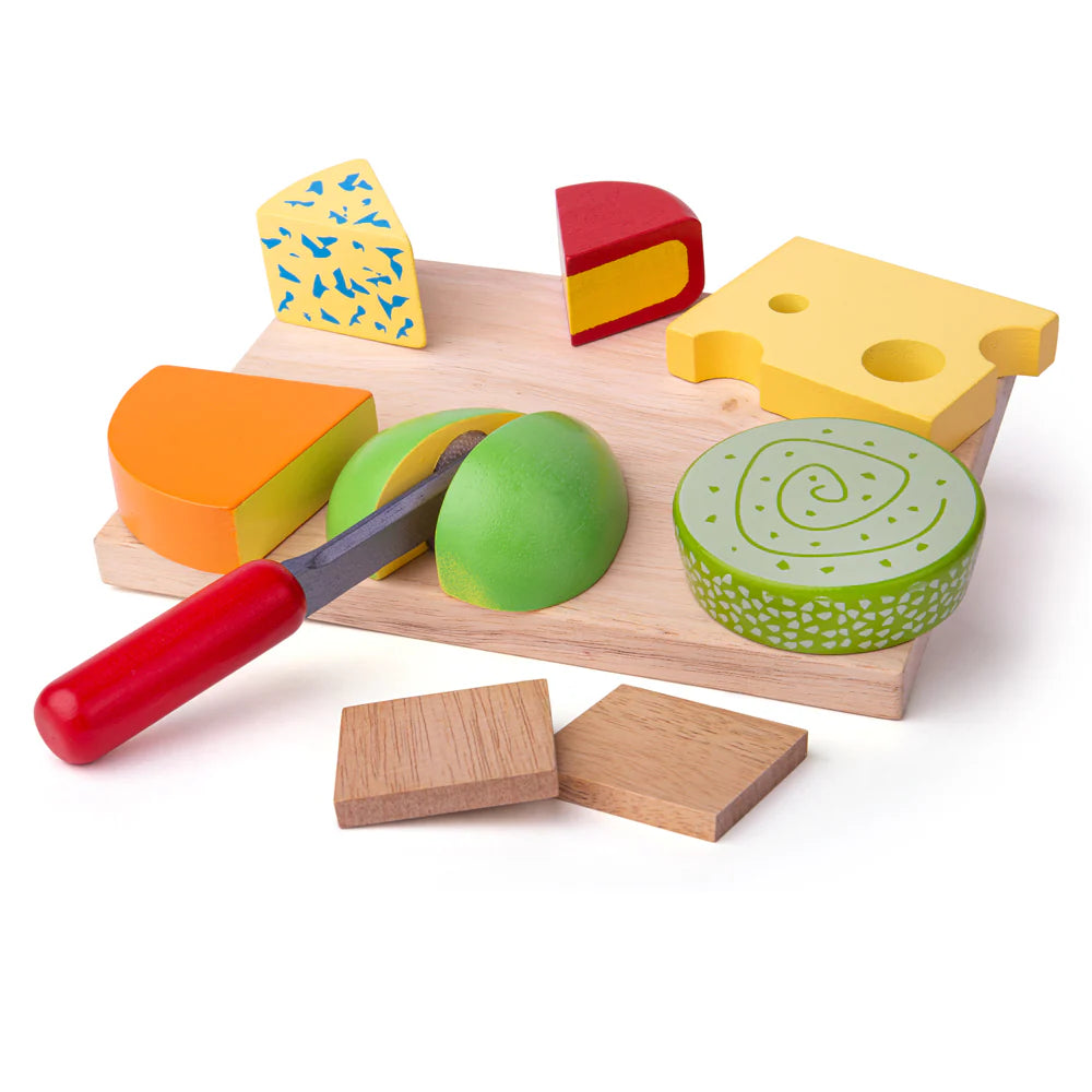 Wooden Cheese Board Play Set 🧀