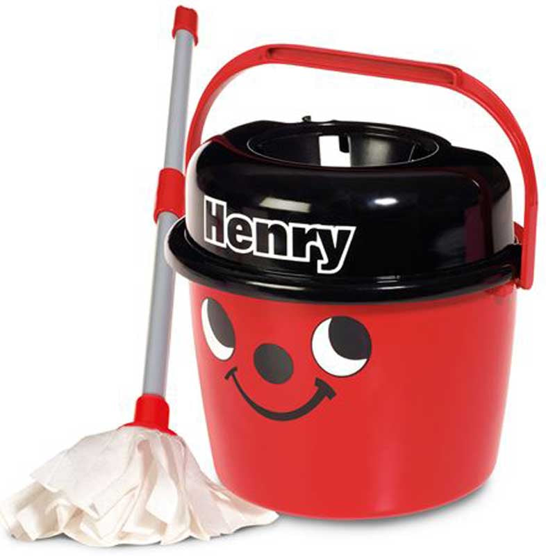 CASDON HENRY MOP AND BUCKET Fun Cleaning Role Play Toy for Kids (Ages 3+)