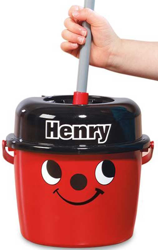 CASDON HENRY MOP AND BUCKET Fun Cleaning Role Play Toy for Kids (Ages 3+)