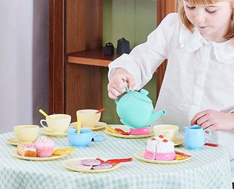 Casdon Tea Set – Ultimate Pretend Play Tea Party Set for Kids (30+ Accessories, Ages 3+)