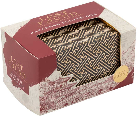 Lost & Found: Japanese Puzzle Box – Traditional Secret Opening Brain Teaser (Ages 10+)