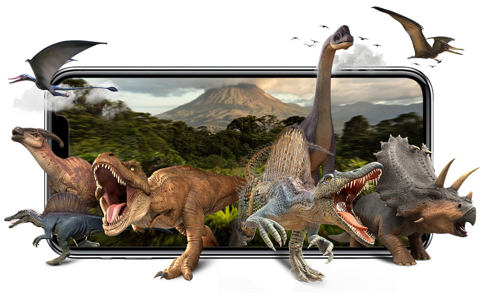 Dinosaur 4D+ Augmented Reality Cards