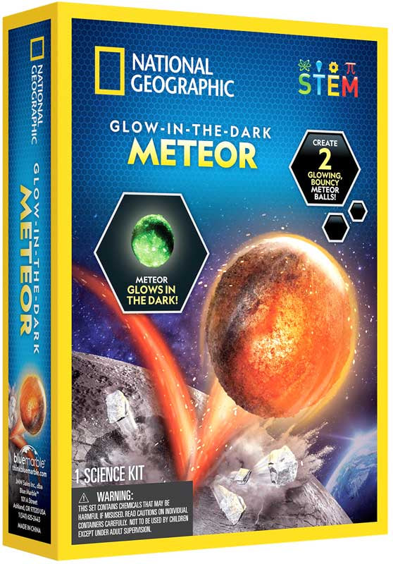 NATIONAL GEOGRAPHIC GLOW IN THE DARK METEOR