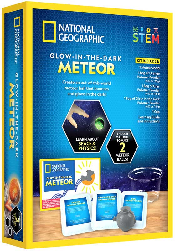 NATIONAL GEOGRAPHIC GLOW IN THE DARK METEOR