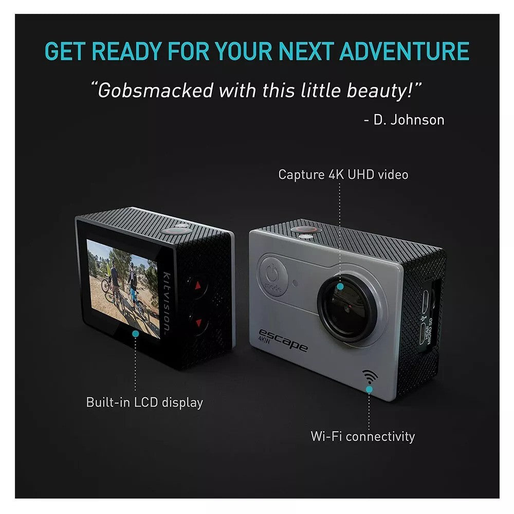 Kitvision Escape 4K UHD Wi-Fi Action Camera