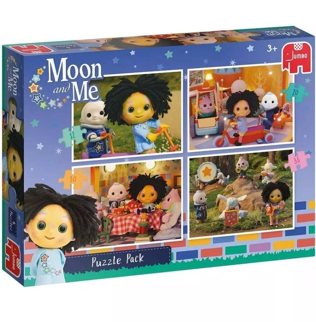 Moon and Me Jigsaw Puzzle Pack – 4 Puzzles