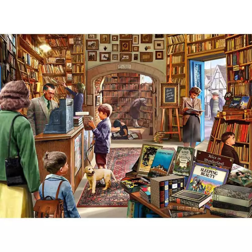 YE OLDE BOOK SHOPPE 1000PC PUZZLE