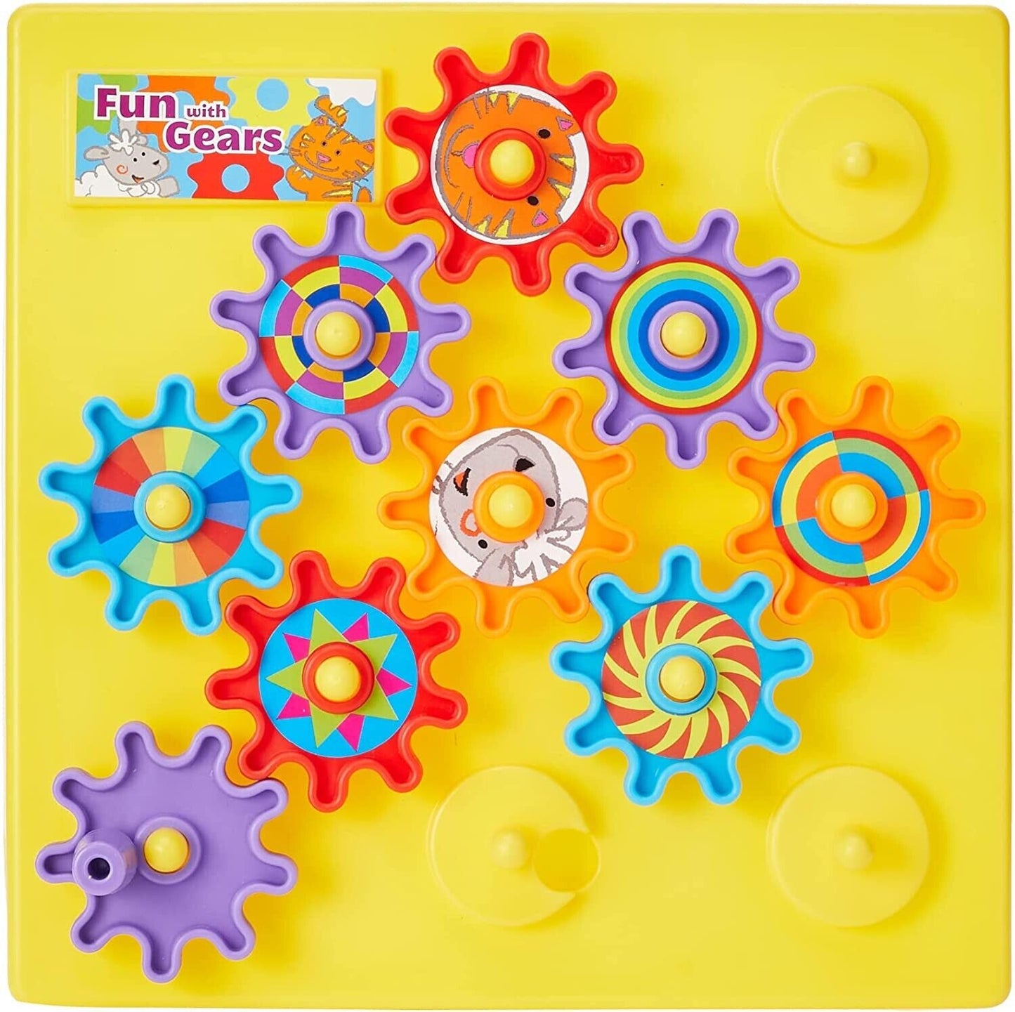 Autism Calming Sensory Toys Fun With Gears Toy Children Visual Aid ADHD KIDS UK