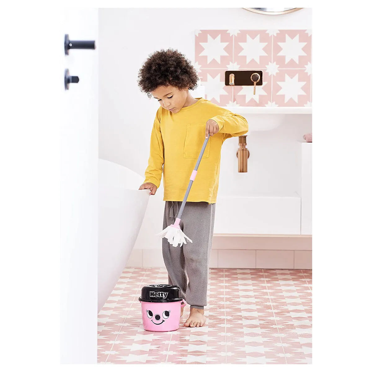 Casdon Hetty Mop & Bucket – Fun Cleaning Role Play Toy for Kids (Ages 3+)