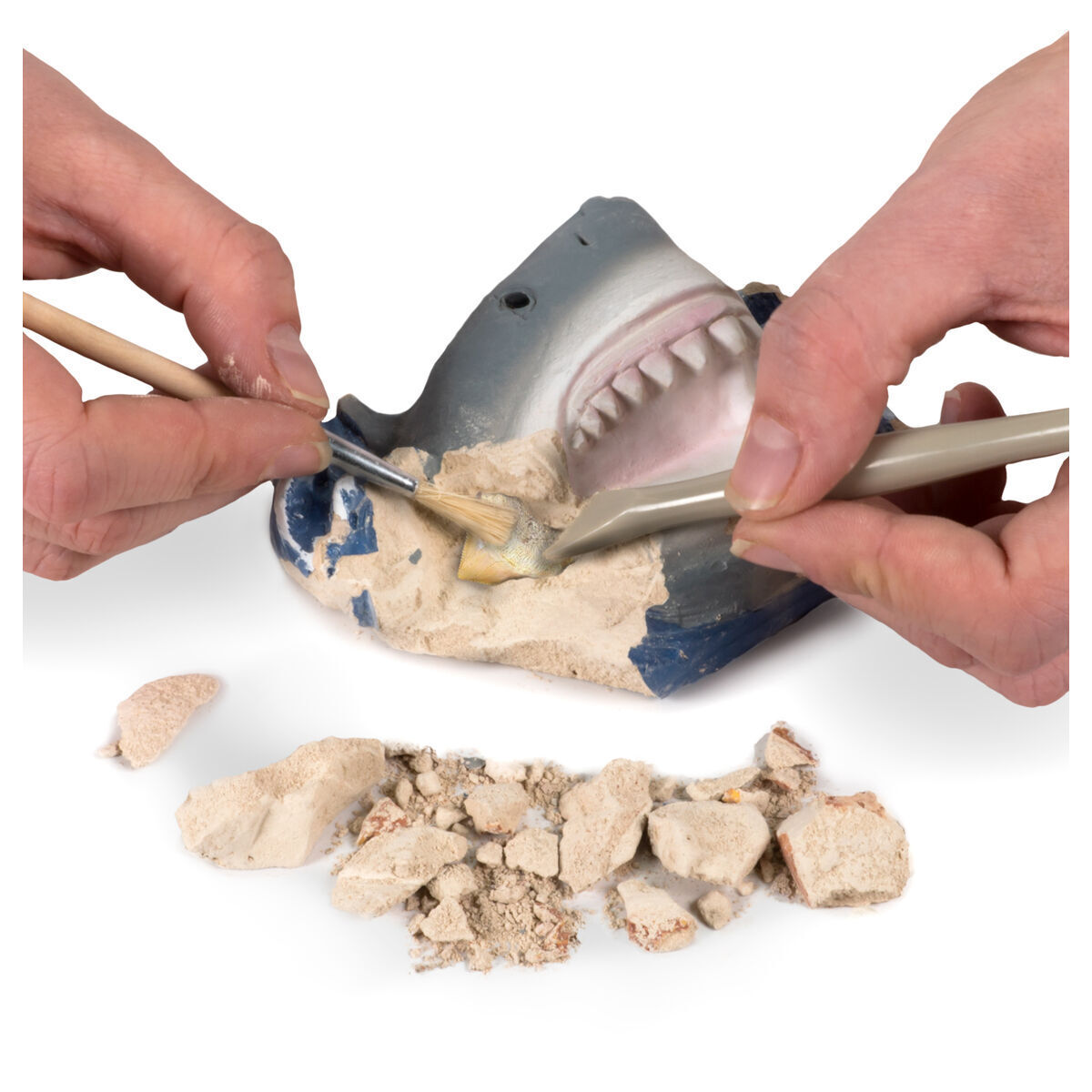 National Geographic Shark Tooth Dig Kit STEM Educational Activity Kit Brand New