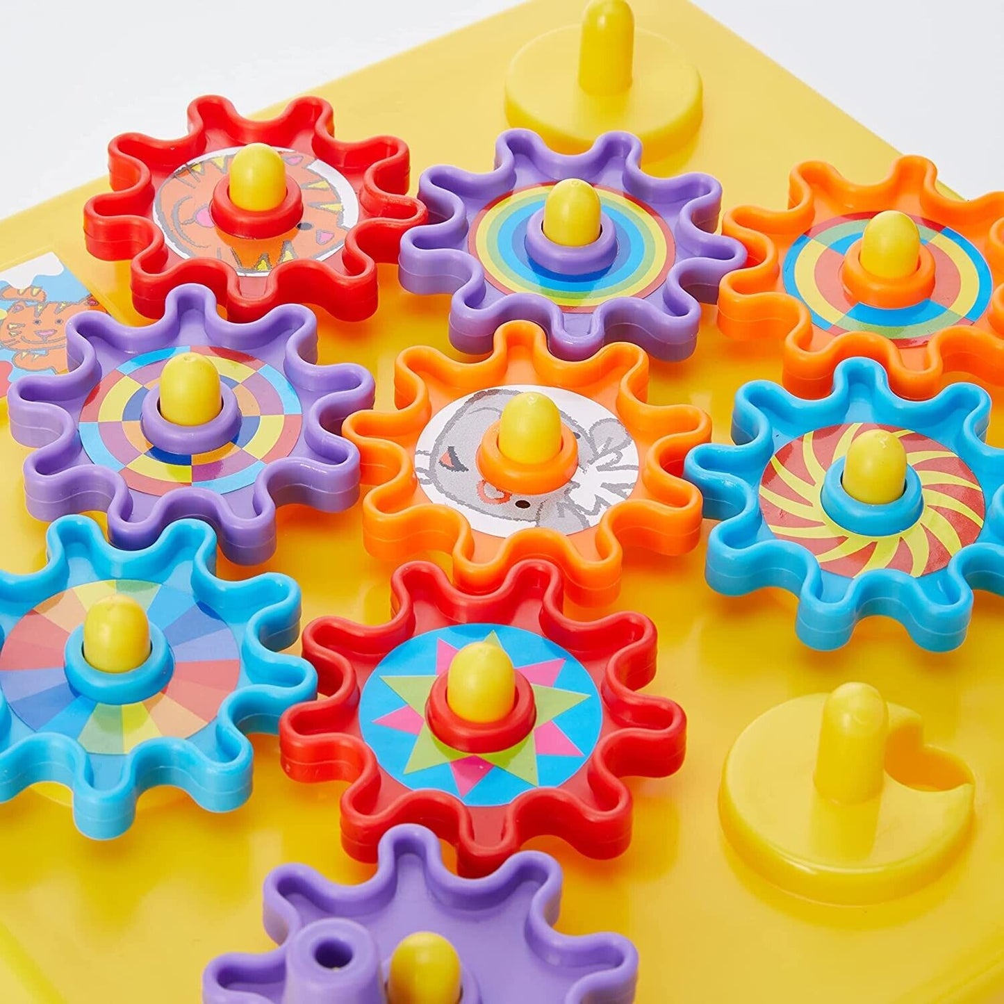 Autism Calming Sensory Toys Fun With Gears Toy Children Visual Aid ADHD KIDS UK