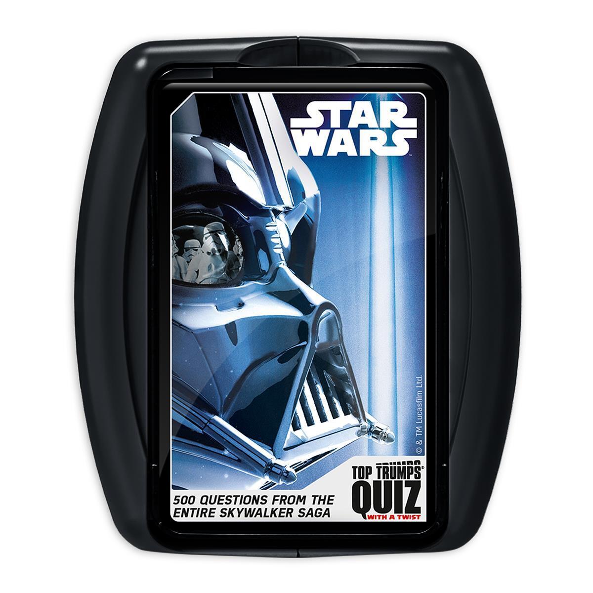 Top Trumps Quiz Star Wars 500 Questions The Skywalker Saga Twist Kids Game