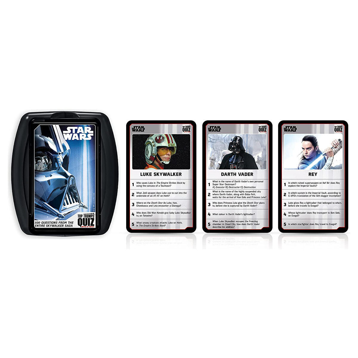 Top Trumps Quiz Star Wars 500 Questions The Skywalker Saga Twist Kids Game