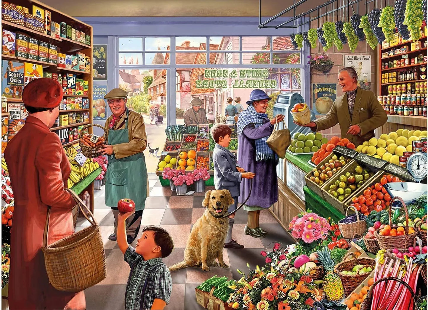 YE OLDE GREENGROCER SHOP 1000PC PUZZLE