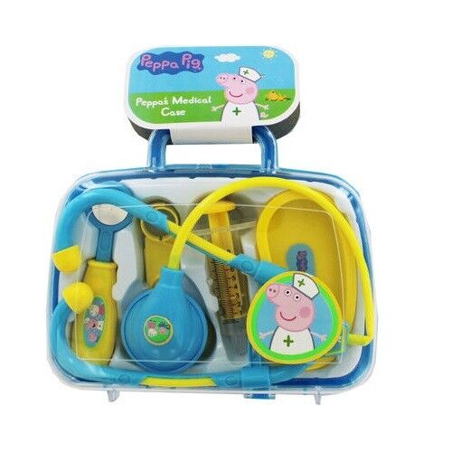 Peppa Pig Medical Case Doctors Nurses Pretend Toy Play Set Boys Girls Kids Gift