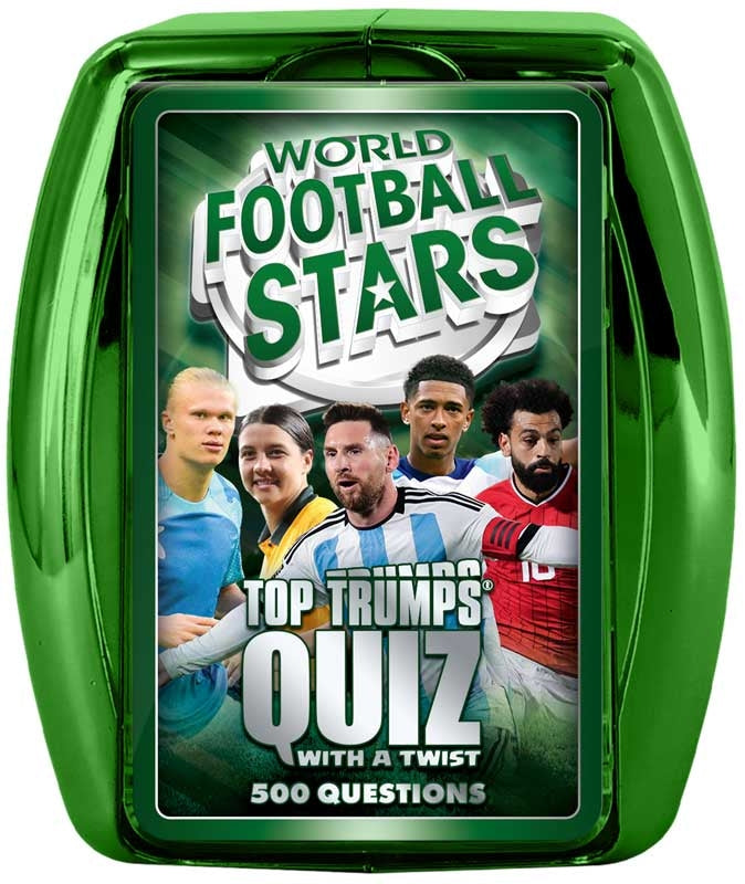 TOP TRUMPS QUIZ WORLD FOOTBALL STARS