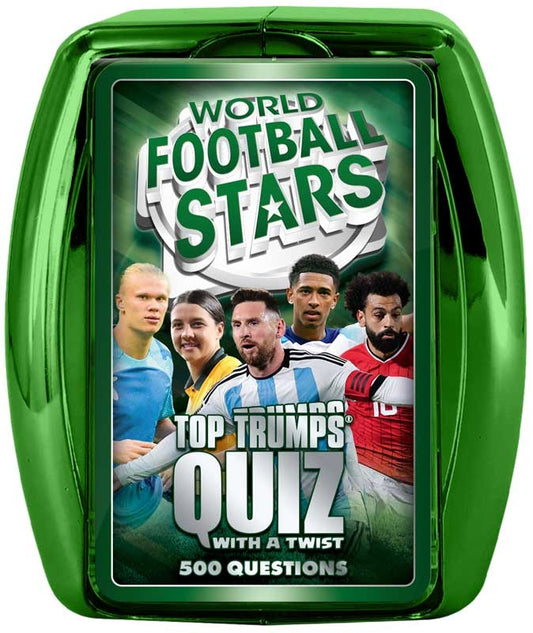 TOP TRUMPS QUIZ WORLD FOOTBALL STARS